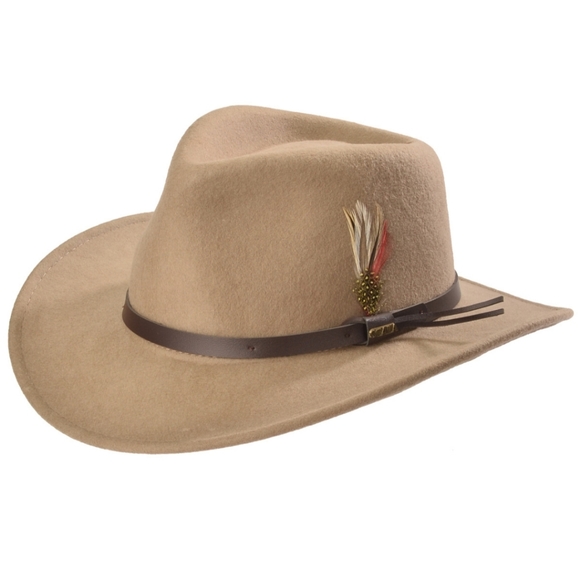 Scala Other - NWOT - Scala Crushable Cowboy Hat